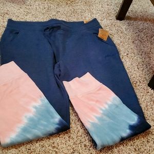 Pink skinny jogger size large